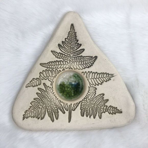 Handmade Other - Handmade Triangle Boho Fern Tealight Candle Holder